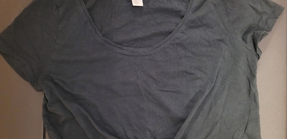 H&M knotted shirt